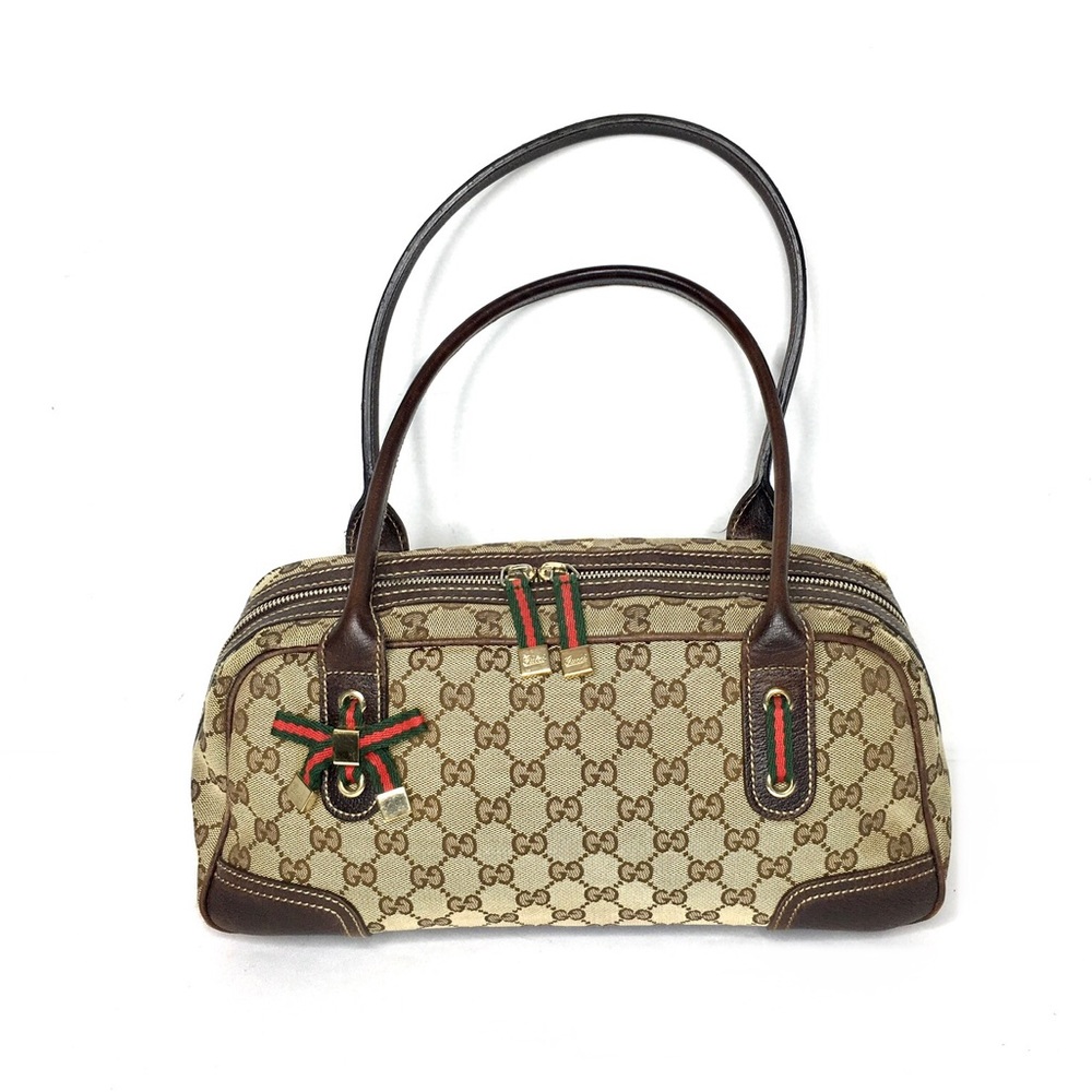 Authentic Gucci brown monogram Princy shoulder bag
